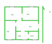 明珠新村 3室 75㎡ 105万